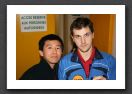 Timo Boll (n°6) avec     Simon (PL Sanquer)